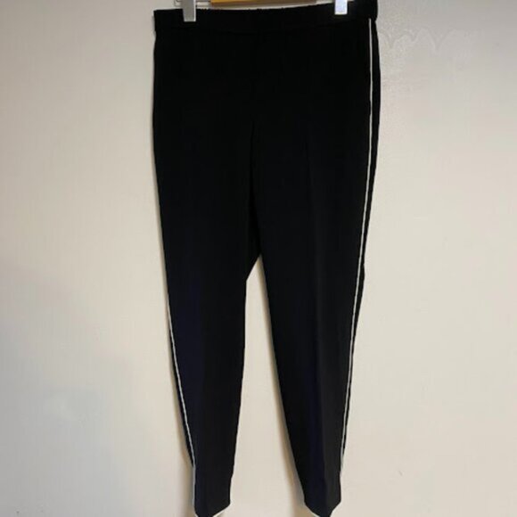 Theory Treeca Pull On Women's Black Pants Size 4 NWT - Picture 2 of 11
